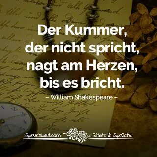 Shakespeare Zitate Englisch / Wo Worte Selten Hab William Sh