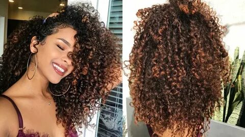 I Dyed My Curls Lighter! Balayage on Naturally Curly Hair. -