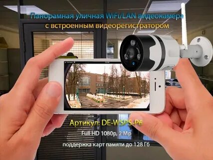 Купить в Москве DE-WSPS-P6 уличную панорамную WiFi - LAN вид