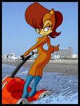 Summer Time for Sally by CCN-Sally-Acorn by TheNoblePirate S
