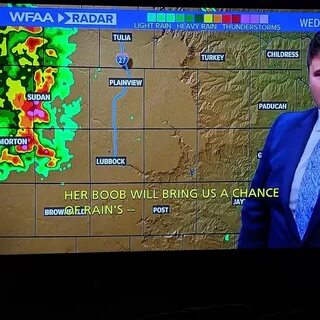 Her Boob Will Bring Us a Chance of Rains' Closed Captioning 