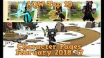 AQW Top 10 Char Page #7 February 2018 - YouTube