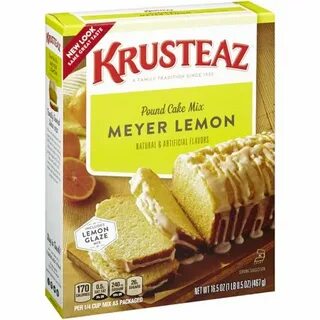 041449108216 UPC - Krusteaz, Meyer Lemon Pound Cake Mix, 16.