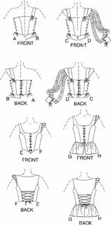 McCall's 4107 Misses' Renaissance Lined Vest Corset pattern,