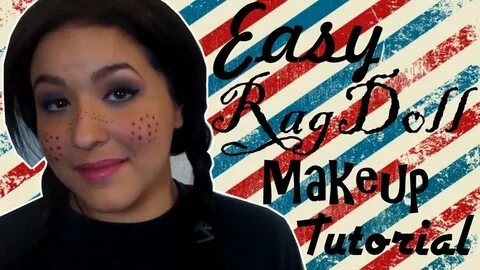 Sexy Raggedy Ann Rag Doll Makeup Tutorial (NoBlandMakeup) - 