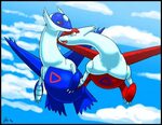 Sky Siblings Latios and Latias by Fiidchell on DeviantArt