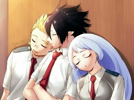 Mirio Togata & Tamaki Amajiki & Nejire Hadou Personajes de a