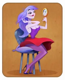 Tina Nawrocki - Art and Animation: Pinups - Madam Mim Disney