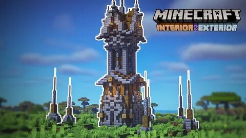 Minecraft Interior & Exterior: Medieval Tower - YouTube