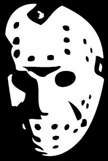 Jason Voorhees mask Halloween stencils, Halloween pumpkin st