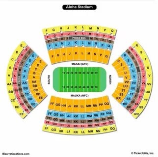 Aloha Stadium Seat Map - Tyler Texas Zip Code Map