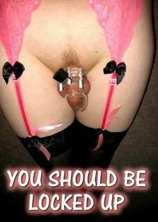 Locks, Lace, and Heels. Other sissy gurls locked in chastity