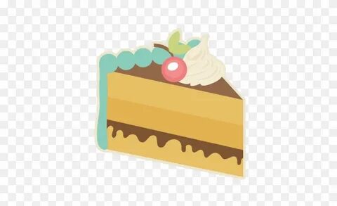 Piece Of Cake Svg Cutting Files For Scrapbooking Slice - Cak