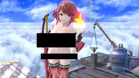 Super Smash Bros. Ultimate Pyra Nude Mod Elevates the Sexine