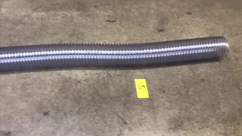 Clear Flexible PVC Dr Leaf VAC Hose 7in ID X 25ft for sale o