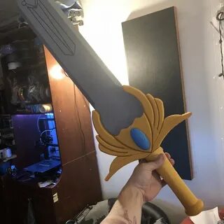 3D Printable Netflix She-Ra Sword