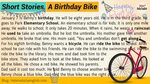Short Stories in English: A Birthday Bike