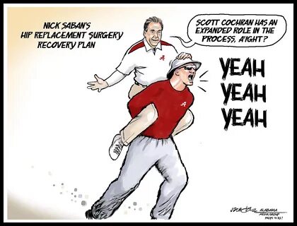Nick Saban’s hip replacement is part of The Process