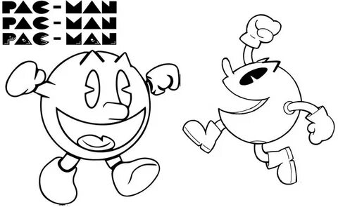 Pacman And Friend Coloring Pages - Coloring Cool