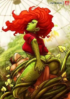 Poison Ivy dominating a guy using her vines. (pumpkinsinclai