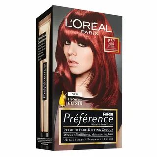 Loreal Dark Red Hair Color - Best Color Hair for Hazel Eyes 