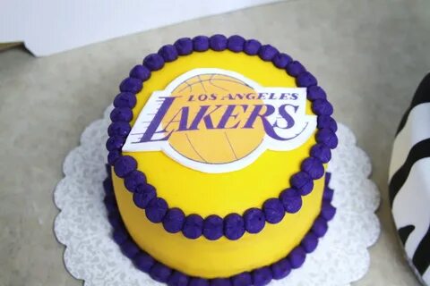 7 Lakers Diaper Cakes Photo - Lakers Baby Shower Cake, Laker