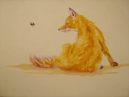 BEE FOXED Fox artwork, Watercolor fox, Fox