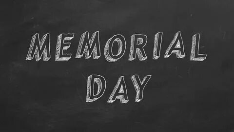 Video Stok hand drawing animated text "memorial day" (100% T