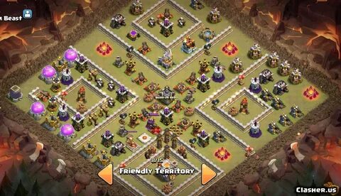 Copy Base Town Hall 11 TH11 War/Trophy base v190 With Link 0