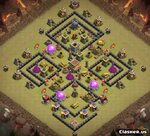 Copy Base Town Hall 8 TH8 War/Trophy base v69 - island With 