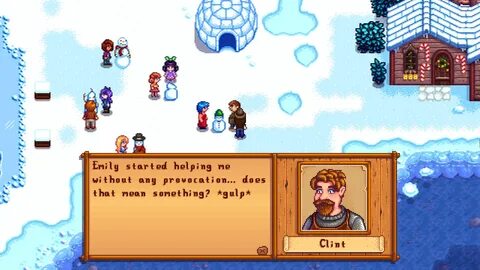 You got some nerve talking about my wife like that Clint - I
