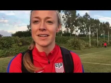 USWNT captain Becky Sauerbrunn at first camp of 2017 - YouTu