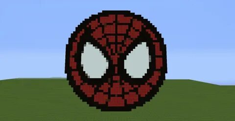 Spiderman Logo Pixel Art All in one Photos