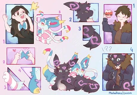 YCH Umbreon n Sylveon TF. 