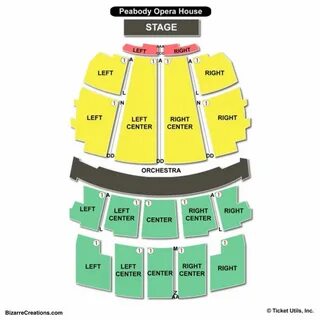Peabody Opera House Seating Chart Seating Charts & Tickets