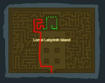 Botw North Lomei Labyrinth Map Tu Kaloh Shrine Guide Zelda D