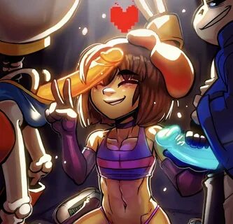 Frisk Is Like Her Bodyit Left Her Face Behind Its Freaking M