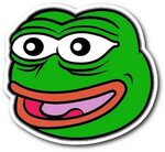 pepe png transparent - Pepe Sticker - Pepe The Frog #5276055
