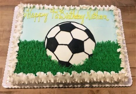 Soccer Decorated Birthday Cake Soccer birthday cakes, Soccer