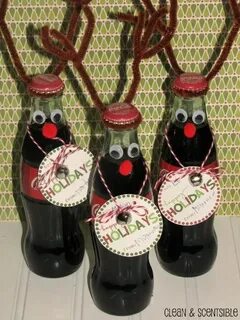 Reindeer Soda Bottles Gifts Reindeer, Neighbor gifts, Christ