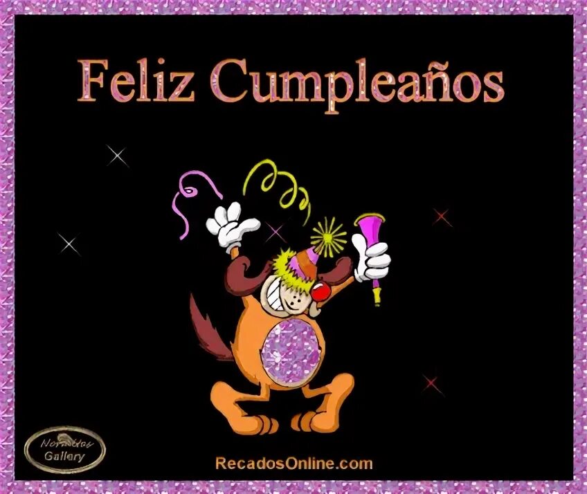 Gif, frase para Feliz Aniversário em Espanhol 005 imgs.app