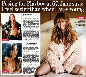 Posing for Playboy at 67, Jane says: I feel sexier than when