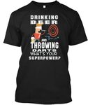 Funny Dart Games Shirt Drinking Beer - Drinking Beer And Thr