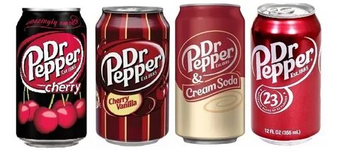Газированный напиток Dr Pepper набор 4 вкуса 355 мл (США) - 
