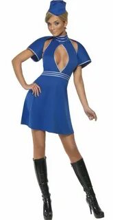 Air Stewardess. (With images) Flight attendant costume, Host