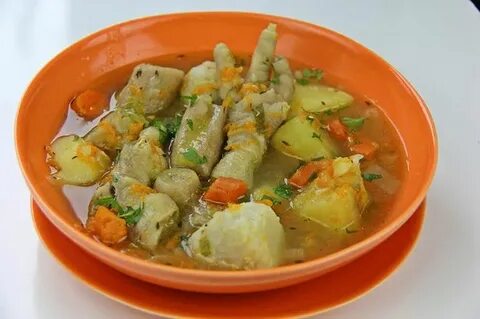 Traditional Caribbean Chicken Foot Soup Recipe. Caribbean re