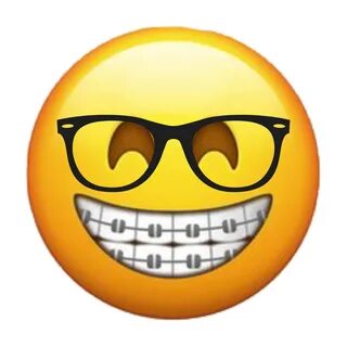 braces emoji glasses nerd freetoedit sticker by @dodobirddd