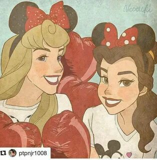 Aurora and Belle Disney drawings, Disney fan art, Disney fri