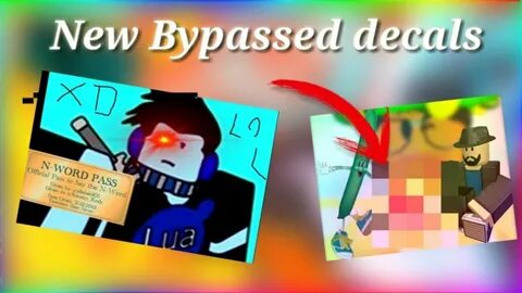34 ROBLOX NEW BYPASSED DECALS WORKING (2019) - YouTube