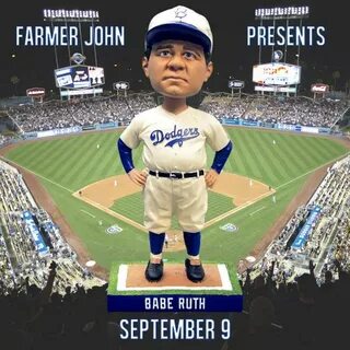 The Dodgers are giving out a Babe Ruth bobblehead even thoug